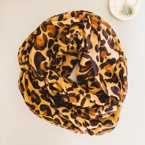 Leopard Print Infinity Scarf